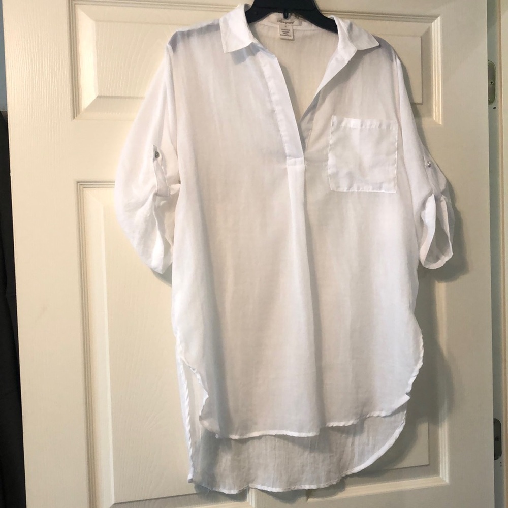 Passport White Blouse Medium